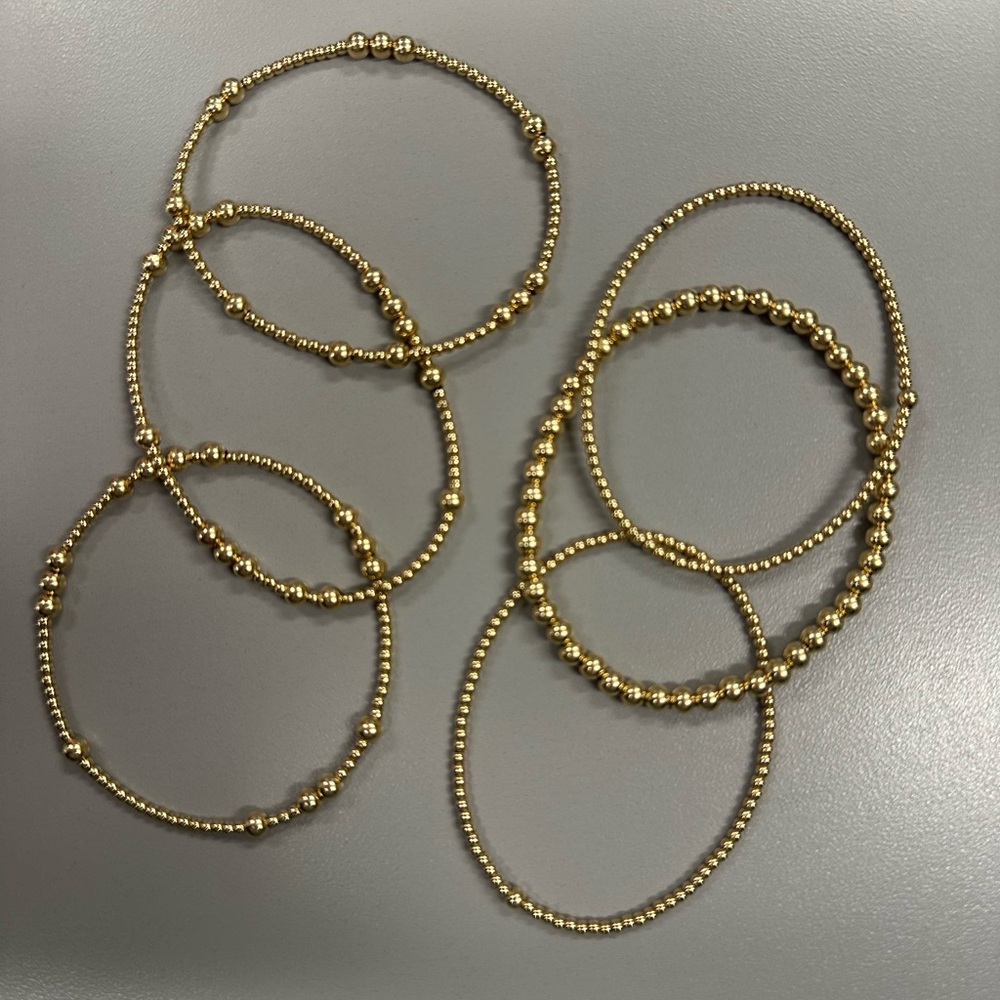 enewton Simply Classic Gold Stack - 4mm & Hope Unwritten Gold Stack - 4mm